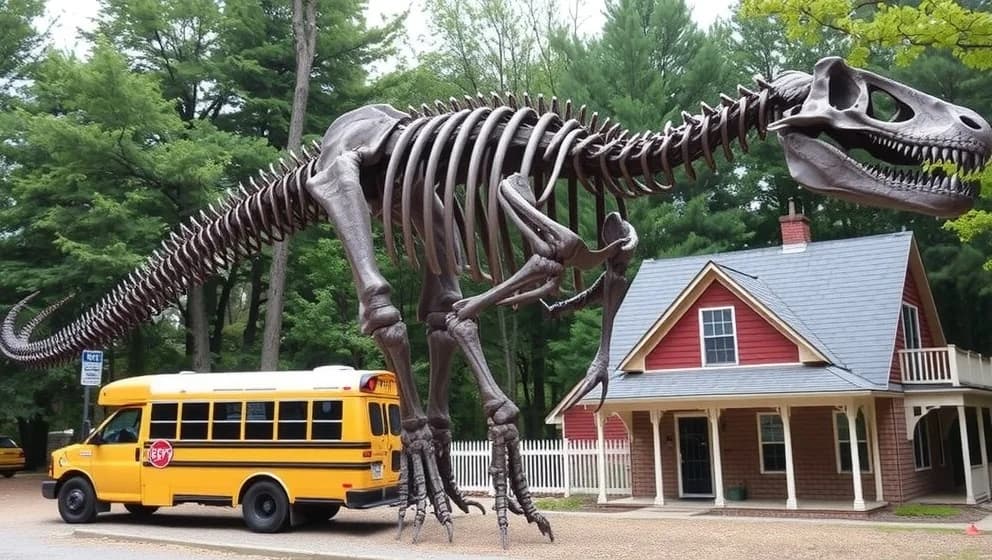 Hur stor var en T-rex egentligen